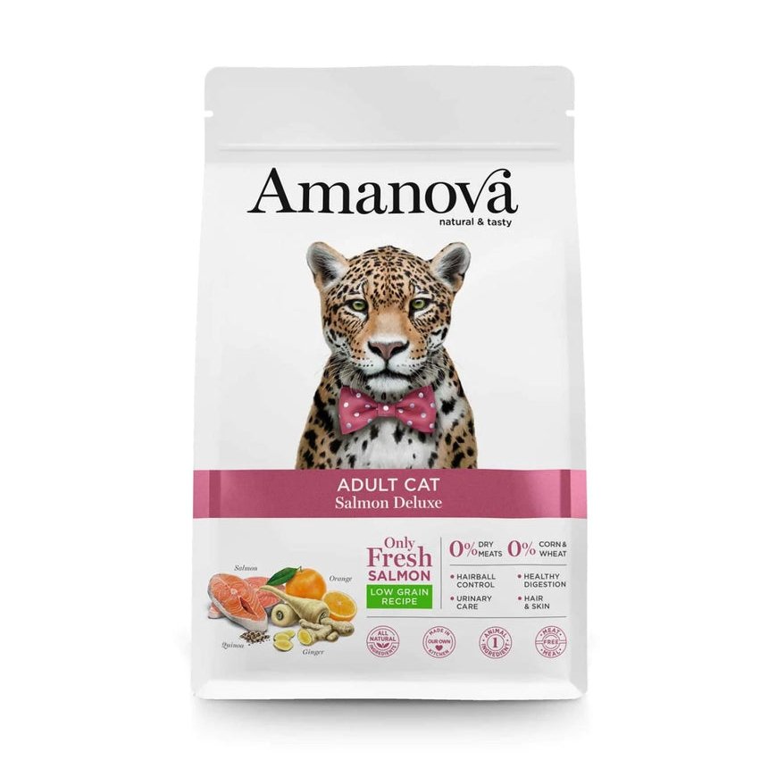 Amanova Sterilizēts Cat Salmon Deluxe 1,5kg