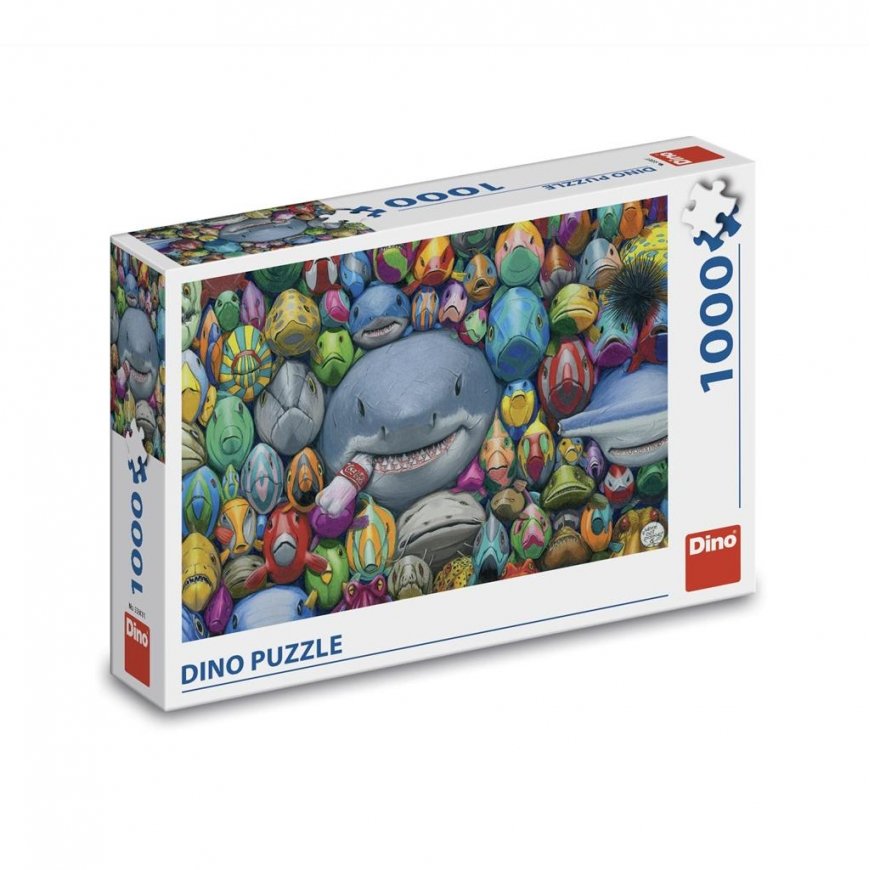 Dino puzzle 1000 pcs Colorful fish