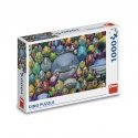 Dino puzzle 1000 pcs Colorful fish