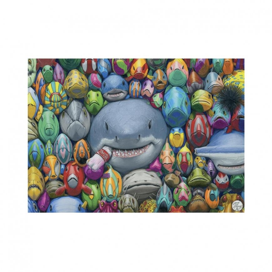 Dino puzzle 1000 pcs Colorful fish – 2
