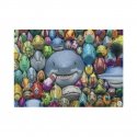 Dino puzzle 1000 pcs Colorful fish
