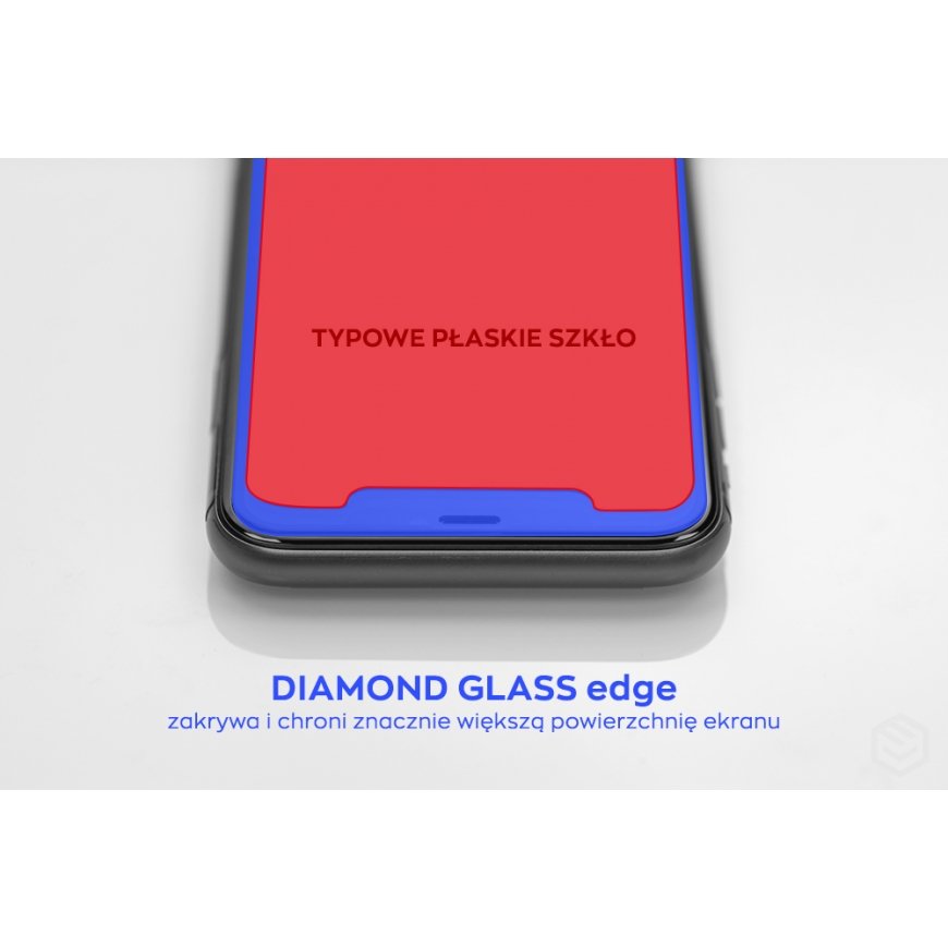 MS Diamond Glass Edge FG Xiaomi Poco X6 czarny|black Full Glue – 2