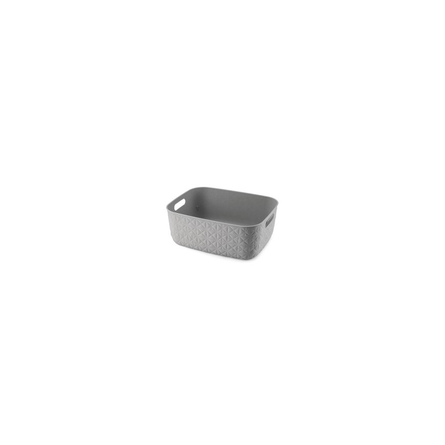 Basket Softex M 12,5L 37,9x29,2x14,3cm grey-brown