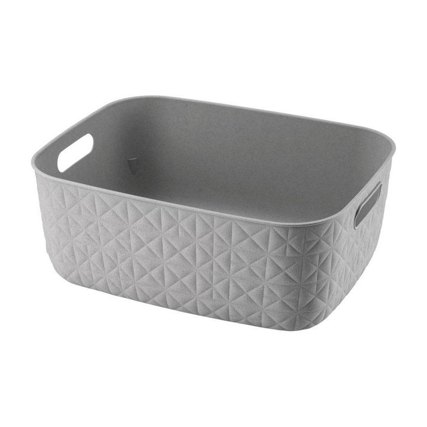 Basket Softex M 12,5L 37,9x29,2x14,3cm grey-brown – 2