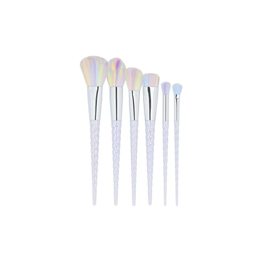MIMO Makeup Brush Set Unicorn Pastel 6 Pcs