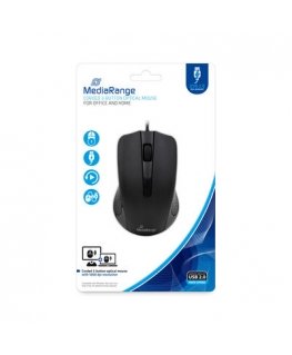 MediaRange MROS210 компьютерная мышь Офисная Для правой руки USB тип-A Оптический 1000 DPI