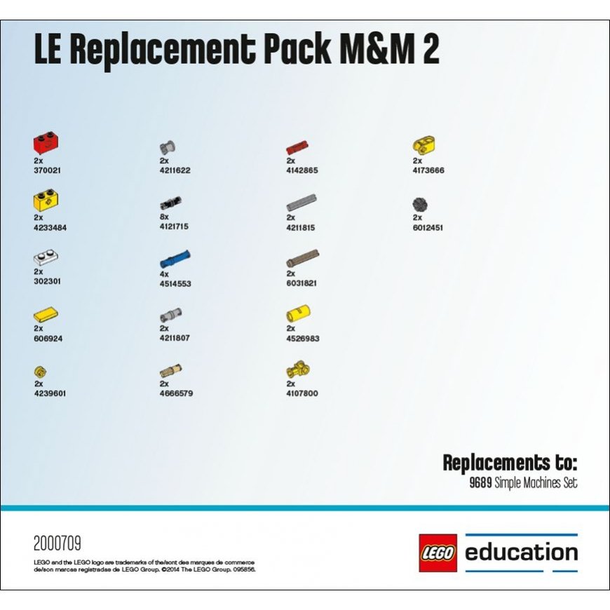 LEGO Education M&M Replacement Set 2 – 2