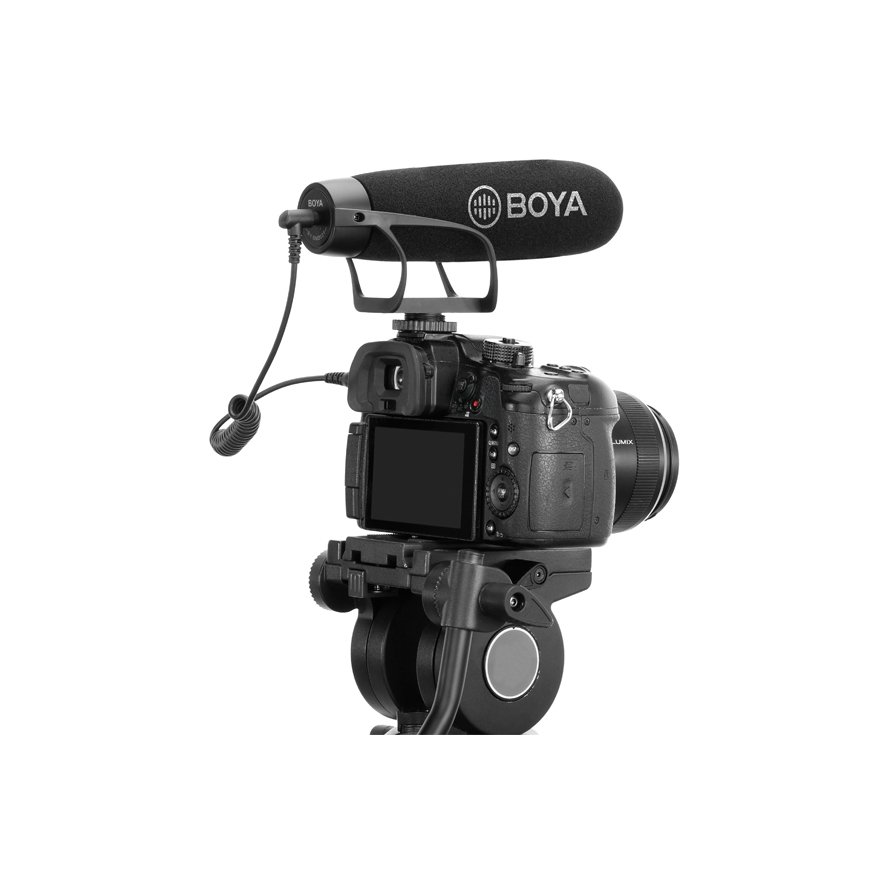 BOYA BY-BM2021 микрофон Черный Микрофон для цифровой видеокамеры – 5
