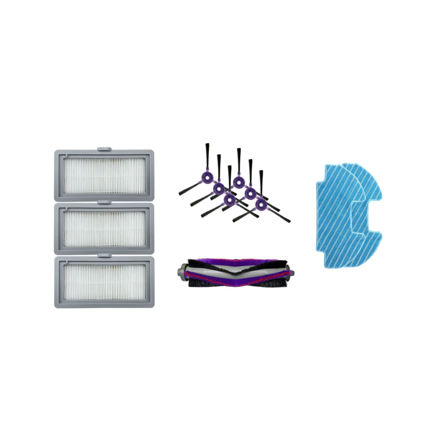 Midea | Spare Parts Kit: 6x Side Brush, 1x Main Brush, 3x HEPA