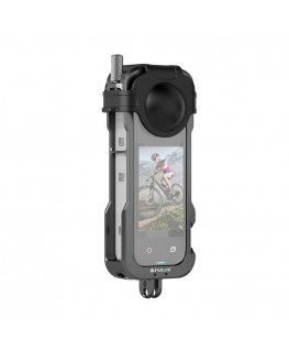 Metal Protective Cage With Lens Cover PULUZ for Insta360 X4