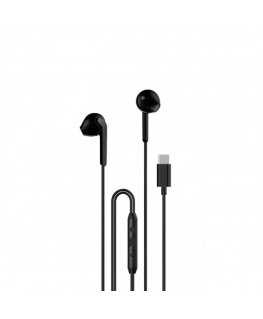 Dudao X3C in-ear wired USB-C headphones 1.2m - black