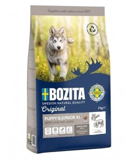BOZITA Original Puppy & Junior XL Lamb - sausā suņu barība - 12kg