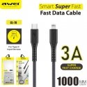 AWEI kabel CL-115L USB na Lightning czarny|black AWEI kabel CL-115L USB na Lightning czarny|black