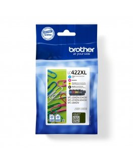 Brother LC422XLVALDR tintes kārtridžs 4 pcs Oriģināls Melns, Tirkīzzils, Fuksīns, Dzeltens