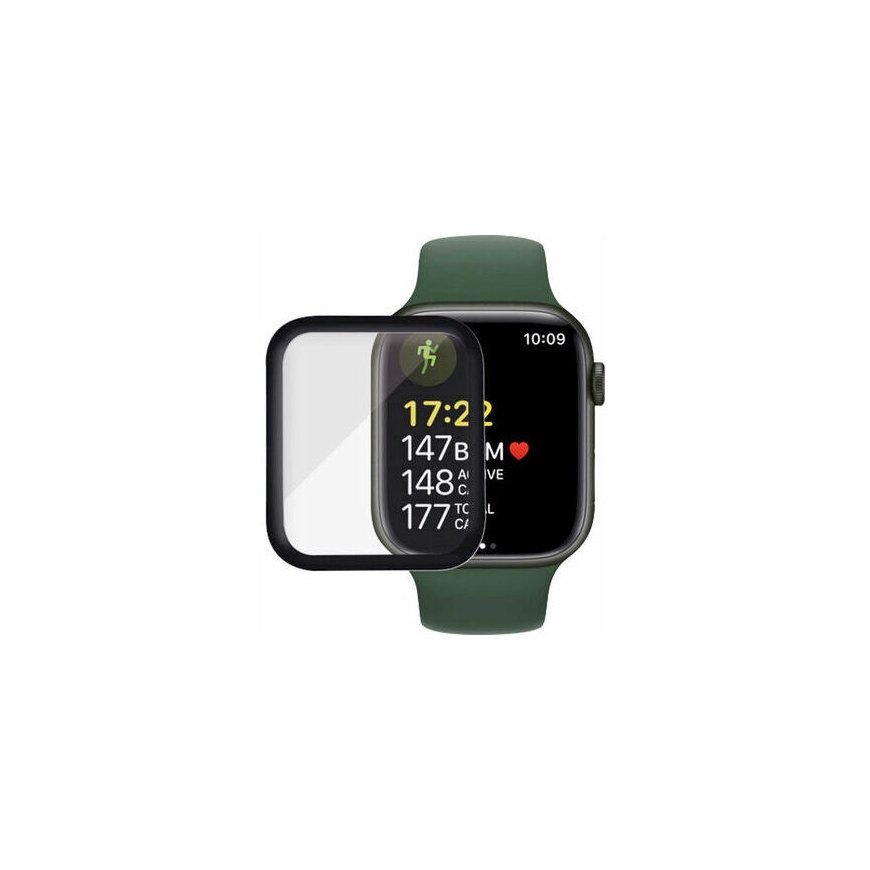 Fusion Nano 9H full coveraged glass for Apple Watch 7 45mm black