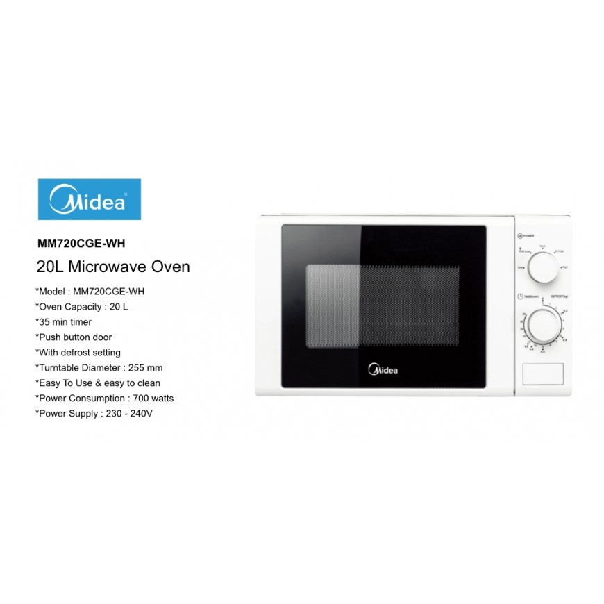 Midea Microwave oven | MAM720C2AT | Free standing | 700 W | – 2