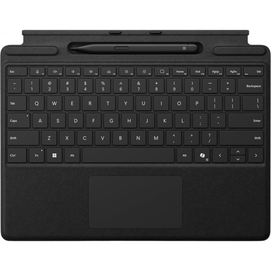 Microsoft Surface Pro -näppäimistö ja Slim Pen, musta