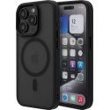 FoneKit MagSafe-yhteensopiva Soft Touch -suojakuori, iPhone 15, musta/harmaa FoneKit MagSafe-yhteensopiva Soft Touch -suojakuori, iPhone 15, musta/harmaa