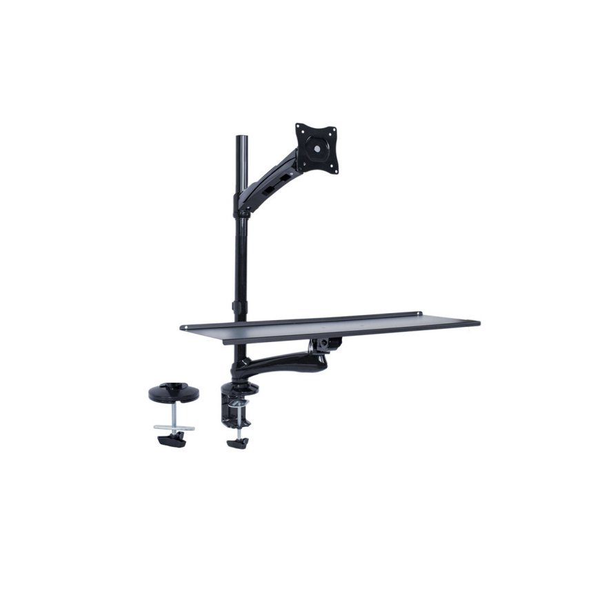 Maclean MC-681 monitorin kiinnike ja jalusta 68,6 cm (27") musta Vastaanotto – 2