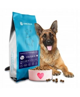 LINCOLN - Jagnięcina z ryżem - Pieaugušais - Sucha karma dla psa - 12kg