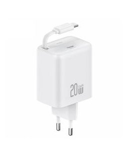 AWEI ład. siec. PD65-EU 35W 2x USB-C biała|white GaN