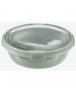 Food container Lunch round 1L Smart Eco To Go Ø20x7cm soft green