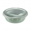 Food container Lunch round 1L Smart Eco To Go Ø20x7cm soft green Food container Lunch round 1L Smart Eco To Go Ø20x7cm soft green
