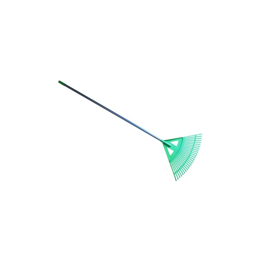 Leaf Rake with handle green 57cm