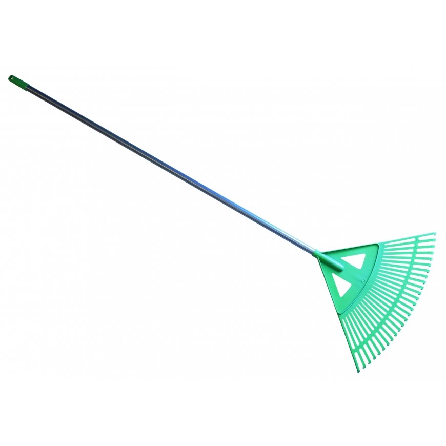 Leaf Rake with handle green 57cm – 2