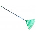 Leaf Rake with handle green 57cm Leaf Rake with handle green 57cm