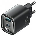 Charger 30W GaN LED USB+USB-C CC229 Black Charger 30W GaN LED USB+USB-C CC229 Black