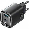 Charger 30W GaN LED USB+USB-C CC229 Black Charger 30W GaN LED USB+USB-C CC229 Black