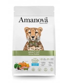 AMANOVA Adult Cat Divine Rabbit - dry cat food - 1,5kg