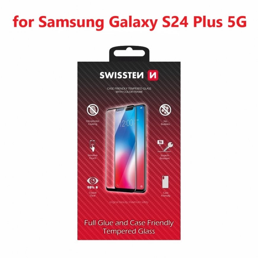 Swissten Full Face Tempered Glass for