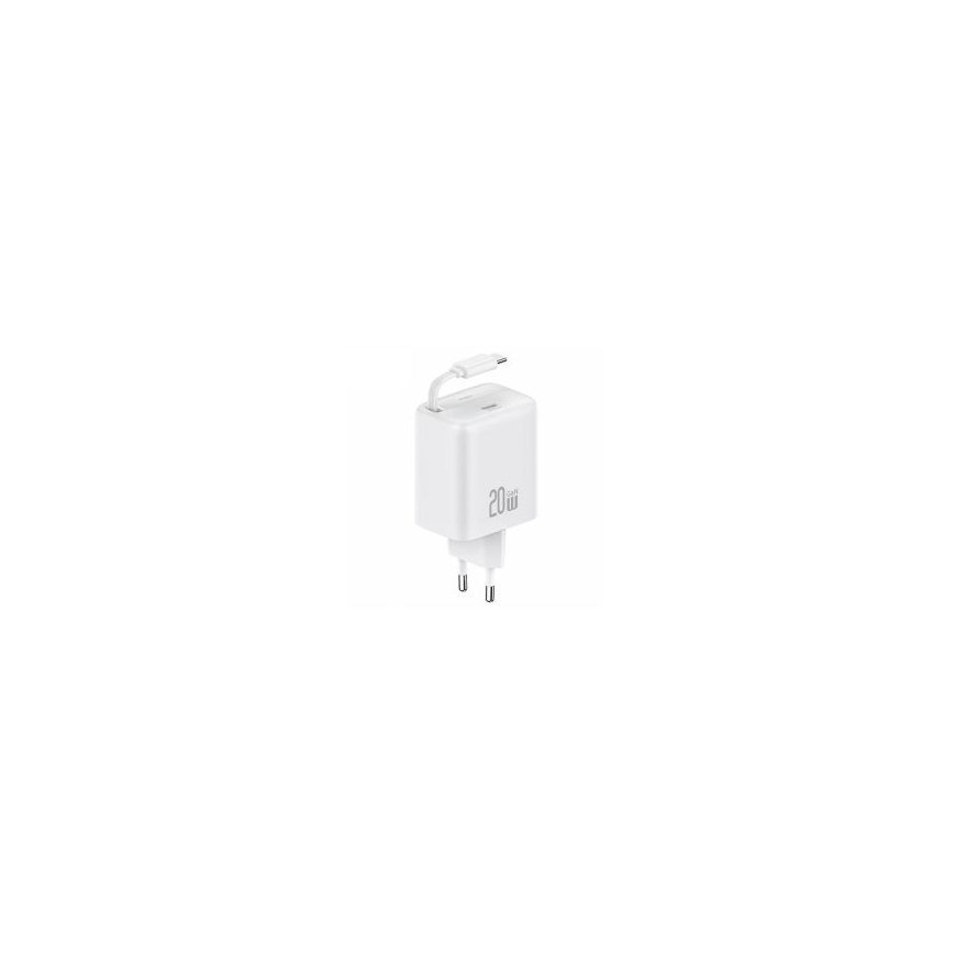 USAMS Ład. siec. 1xUSB-C ze zwijanym