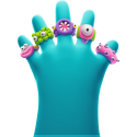 HEY CLAY modeling clay Rings aliens