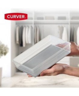 Box Sistemo Organizer 7 22.5 x 15.5 x 5 cm transparent|light gre
