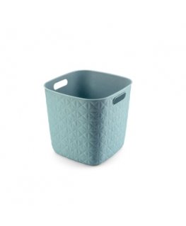 Basket Softex square 15L 27,9x27,9x26,9cm teal