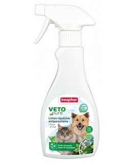 Anti-parasite spray : Beaphar Veto Pure, bio spray against paras