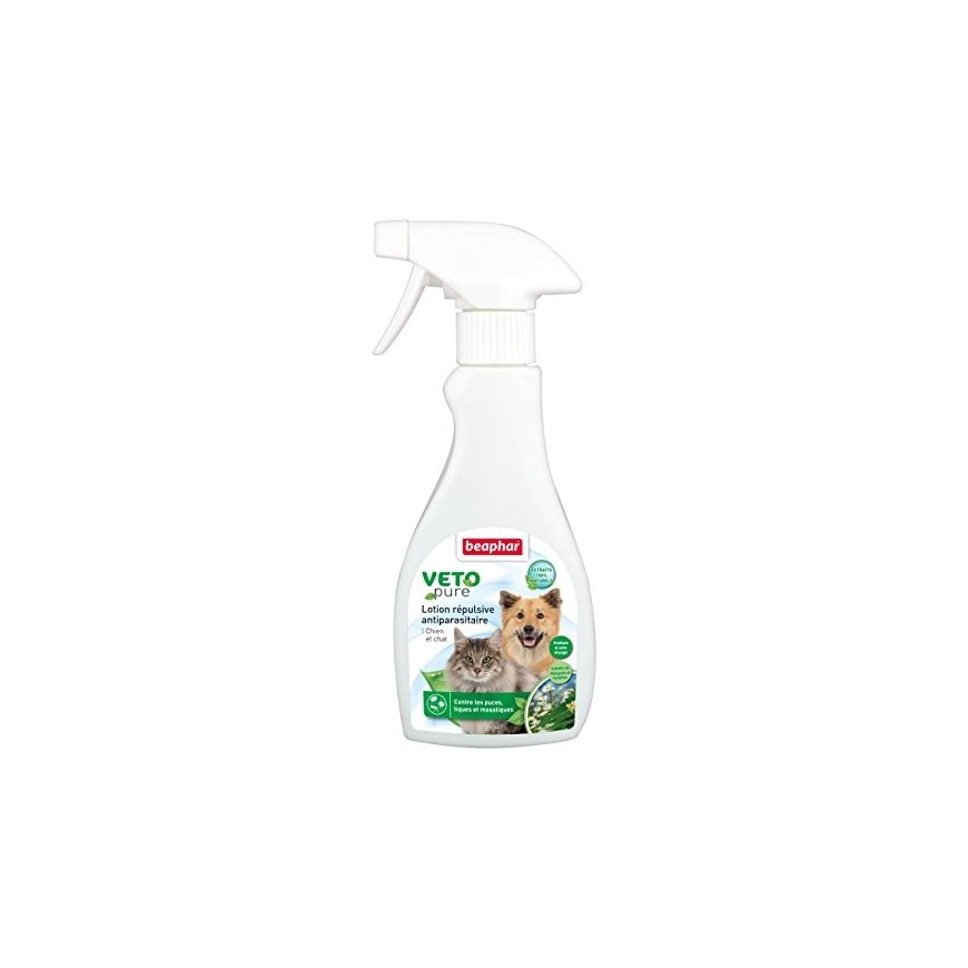 Anti-parasite spray : Beaphar Veto Pure, bio spray against paras