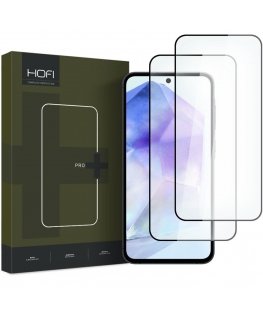 HOFI GLASS PRO+ 2-PACK GALAXY A35 | A55 5G BLACK TEMPERED GLASS
