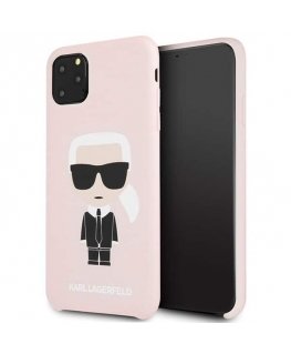 KLHCN65SLFKPI Karl Lagerfeld Silicone Cover for iPhone 11 Pro Ma