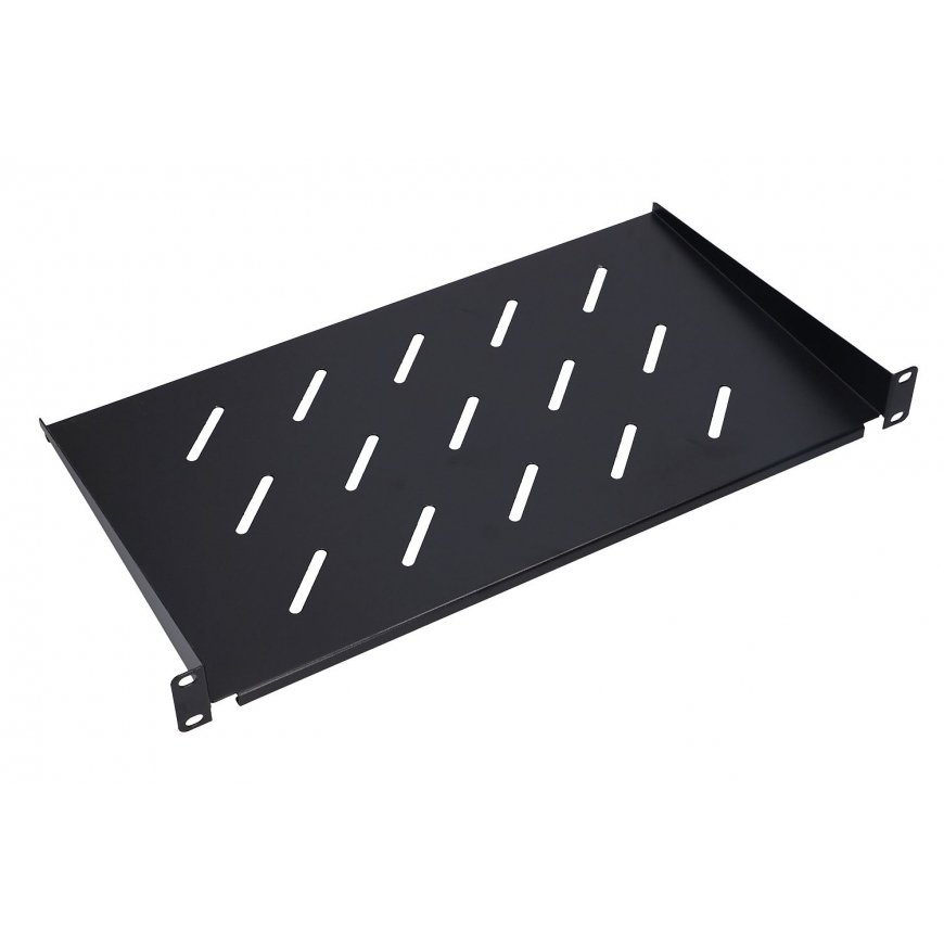 Extralink SHELF 1U FOR WALL CABINETS 19\" 250MMX1U BLACK Kehikon hylly