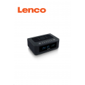 Clock radio with night light Lenco CR540BK