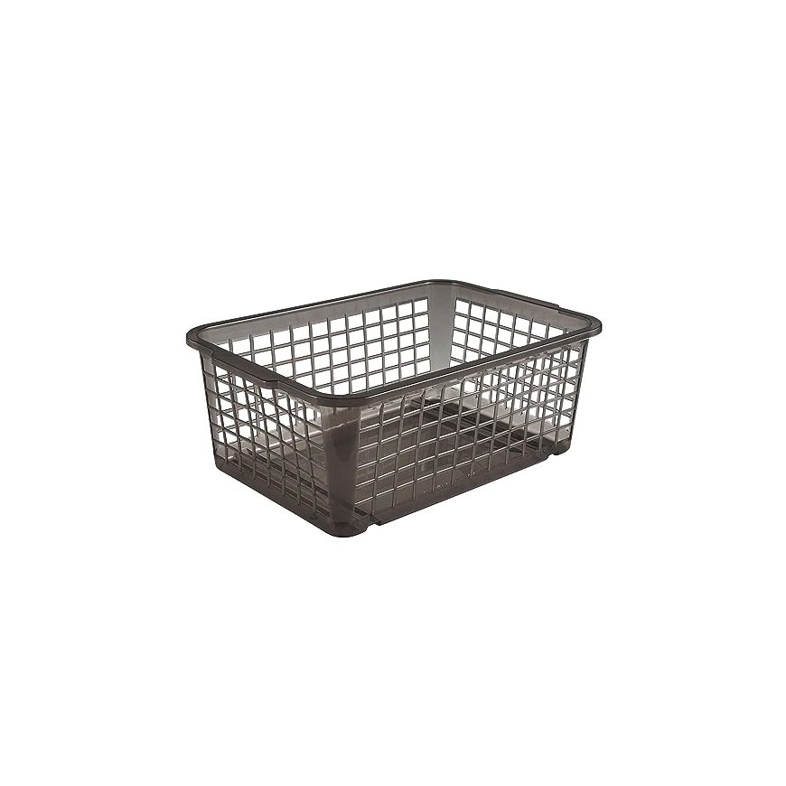 Mini basket 30x20x11cm Fred transparent grey – 2