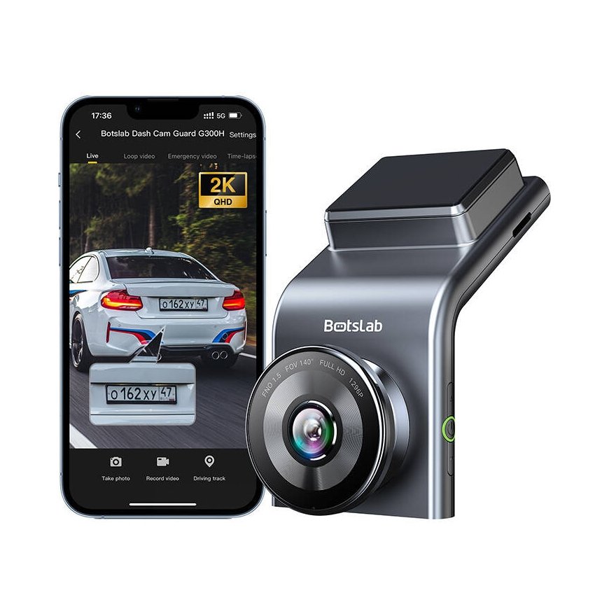 Dash camera Botslab G300H Pro 2304p@30fps