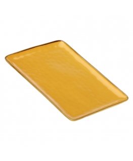 Concerto Ocra Rectangular Tray - Yellow, 36 x 26.5 cm