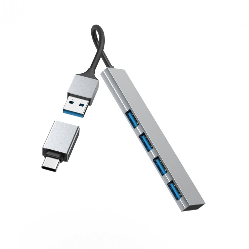Hama 00200141 interface hub USB 3.2 Gen 1 (3.1 Gen 1) Type-A 5000 Mbit/s Grey – 3