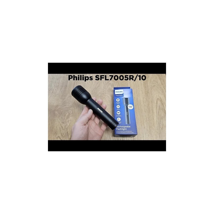 Philips LED flashlight SFL7005R Alu 1000Lm