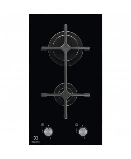 Electrolux EGC3322NVK hob Black Built-in Gas 2 zone(s)